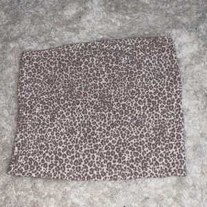 American Eagle cheetah print, ribbed tube top